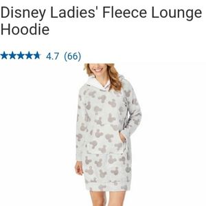 Disney Ladies Fleece Lounge Hoodie size XXL